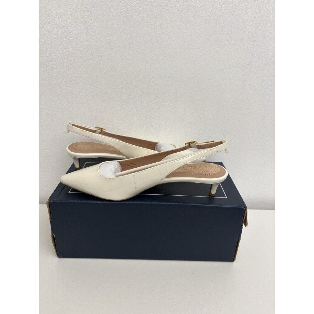 Cole Haan Grand Ambition Jocelyn Slingback Pump W36036 Powder SZ  6B DAMAGED BOX